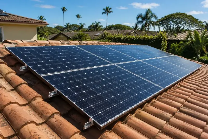 Installation de panneaux solaires à Maury